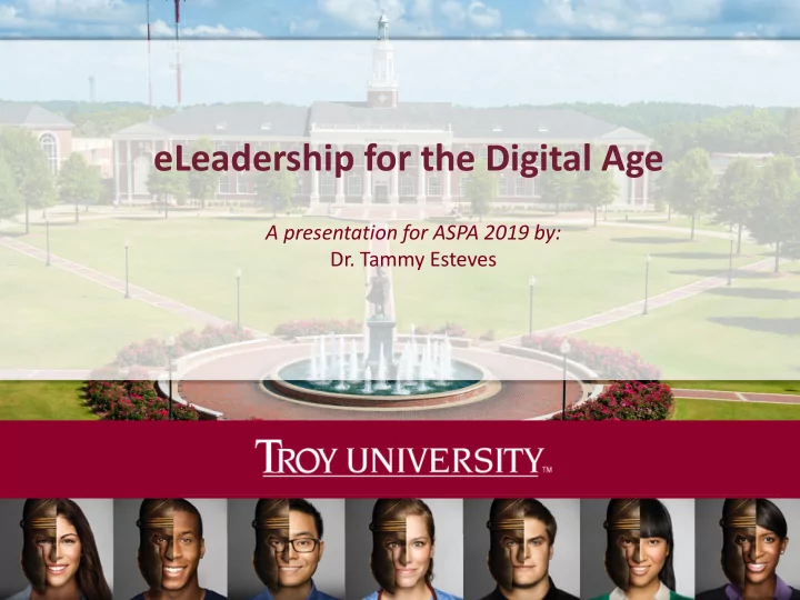 eleadership for the digital age