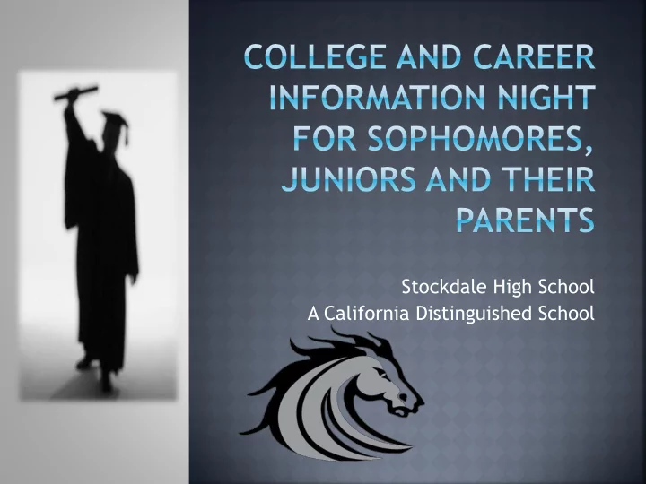 a california distinguished school