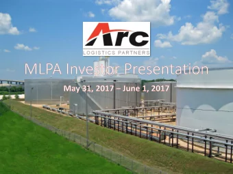 Cautionary Note  Fo  Forward Look  ookin  ing St  State  atements  ts Certain statements and