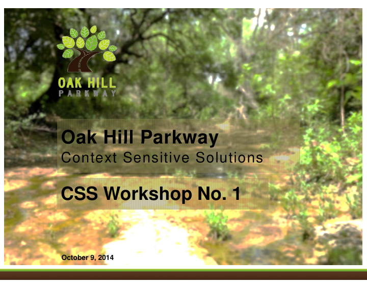 oak hill parkway oak hill parkway