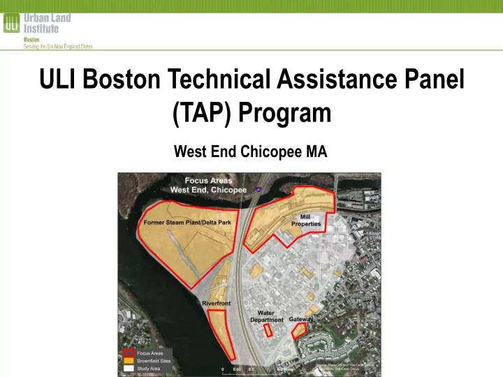 uli boston technical assistance panel tap program