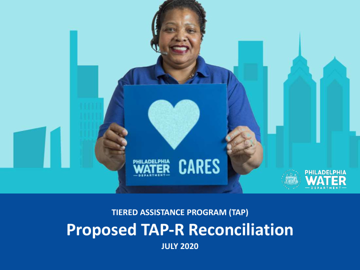 proposed tap r reconciliation