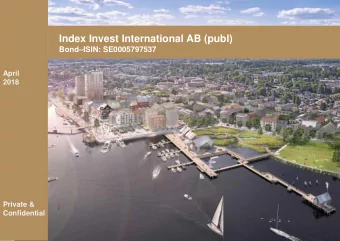 Index Invest International AB (publ)  kommersiellafastigheter Bond  ISIN: SE0005797537  April