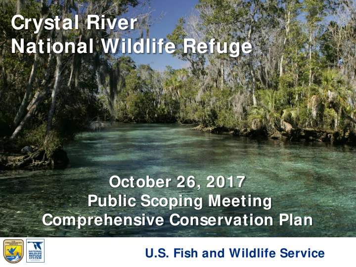 crystal river national wildlife refuge