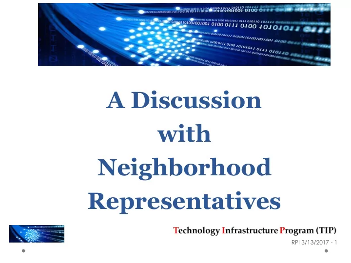 with neighborhood