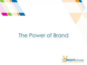 The Power of Brand Let  s start with a game  Fast Food Let  s start with a game  Tennis