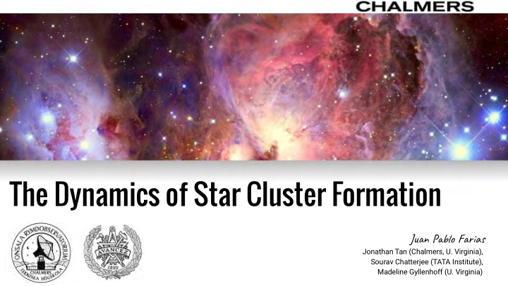 the dynamics of star cluster formation
