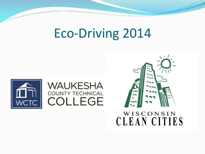 eco driving 2014 welcome