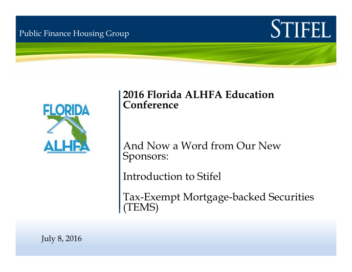 2016 florida alhfa education conference and now a word