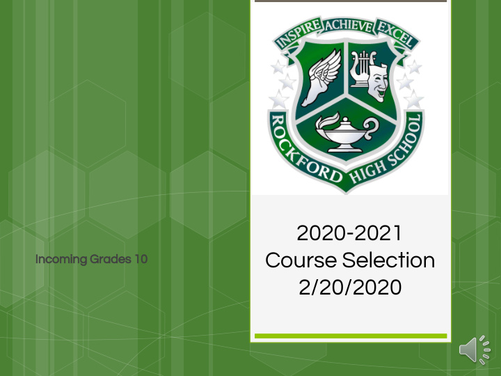 2020 2021 course selection