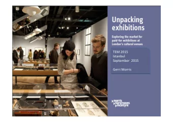 TEM  2015    Istanbul      September    2015      Gerri  Morris