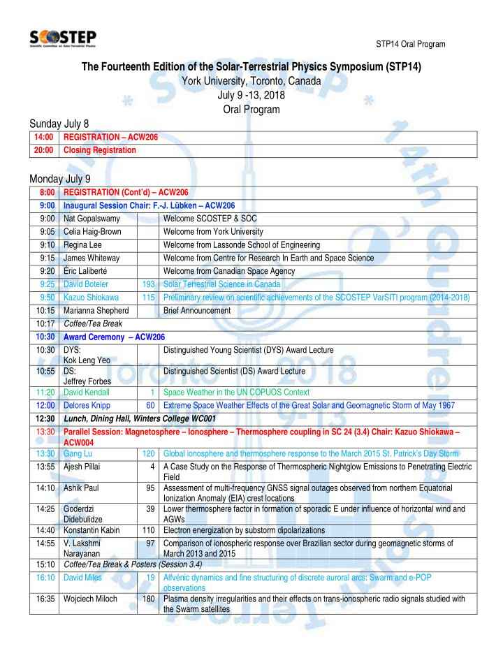 the fourteenth edition of the solar terrestrial physics