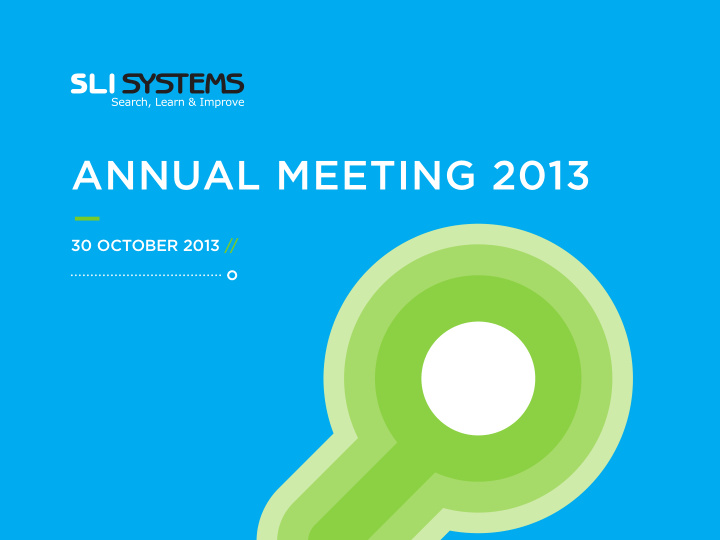 annual meeting 2013
