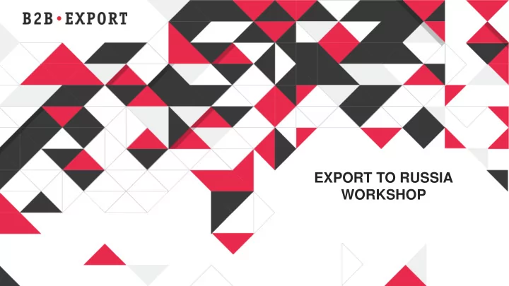 export to russia