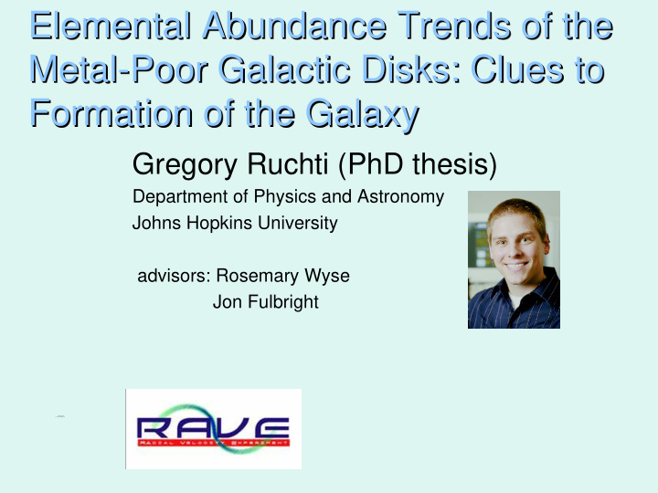 elemental abundance trends of the elemental abundance