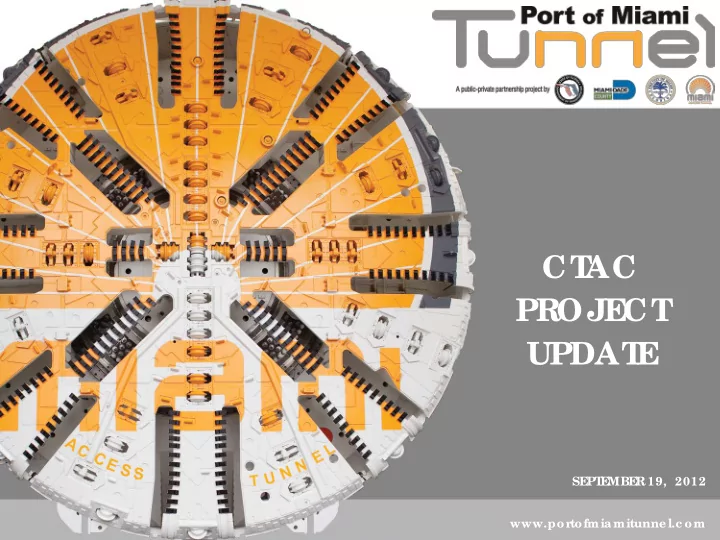 ct ac proje ct updat e