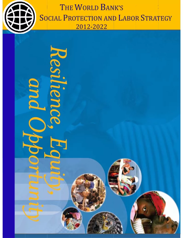 social protection and labor social protection and labor