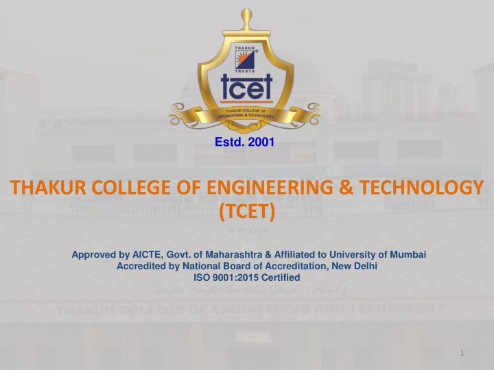 thakur college of engineering technology tcet