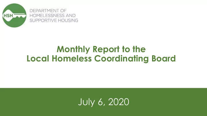 july 6 2020 program highlights