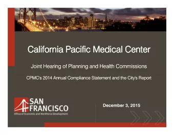California P  California Pacific Medical Center  California P  California Pacific Medical Center