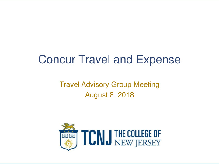 concur travel and expense