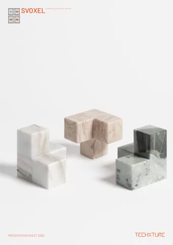 SVOXEL  DESIGN BY  S DUAS POR TRS + DIGITALAB  PRESENTATION SHEET 2020  TECHNOLOGY  TEXTURING T