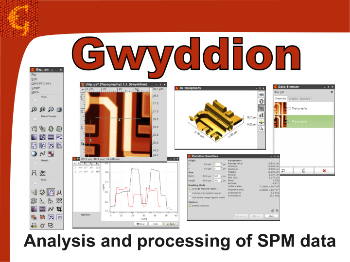 analysis and processing of spm data