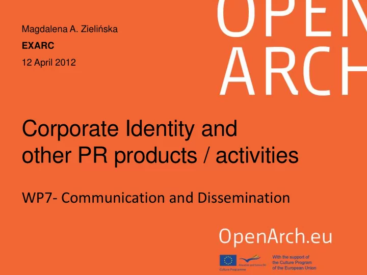 other pr products activities