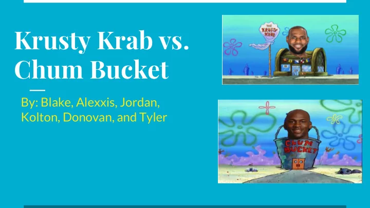 krusty krab vs chum bucket