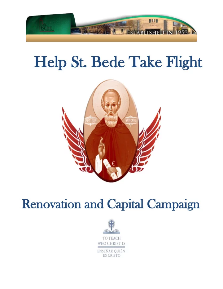 help st help st bede take flight