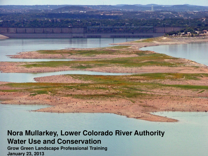 nora mullarkey lower colorado river authority water use