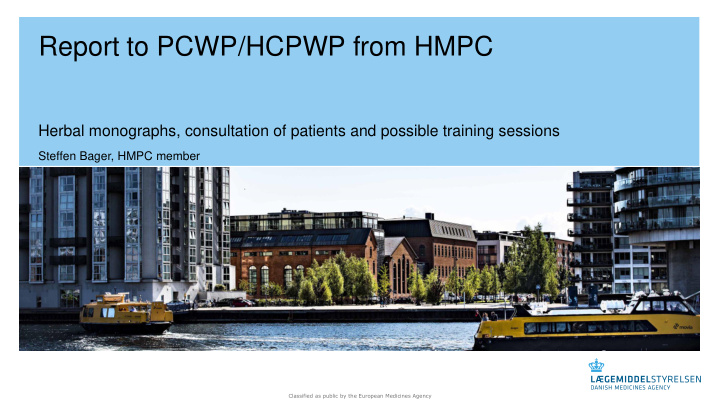 report to pcwp hcpwp from hmpc