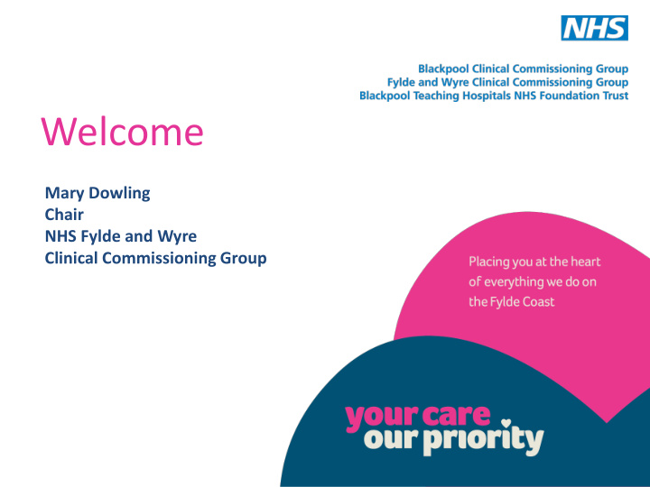mary dowling chair nhs fylde and wyre clinical
