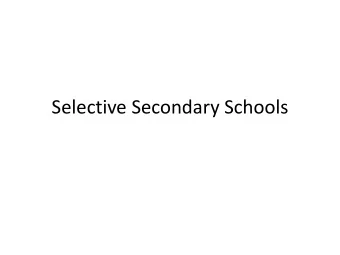 Selective Secondary Schools  Leavers Destinations  2018  2017  Last 5 years  St Cecilias  13%
