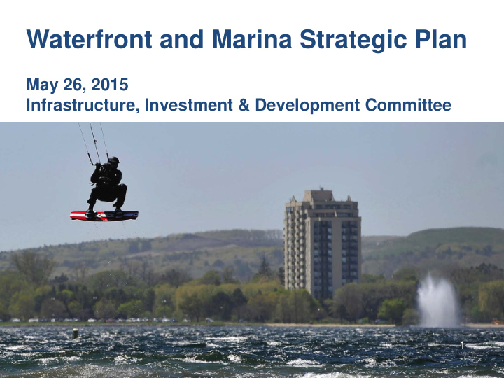 waterfront and marina strategic plan