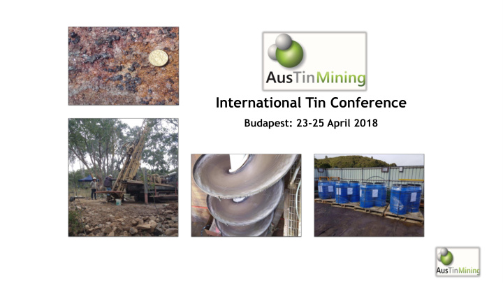 international tin conference budapest 23 25 april 2018