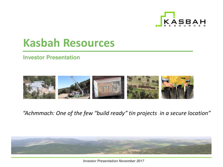 kasbah resources