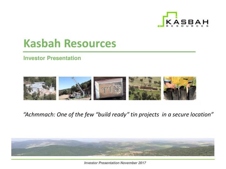 kasbah resources