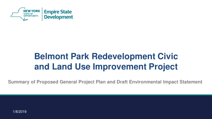 belmont park redevelopment civic