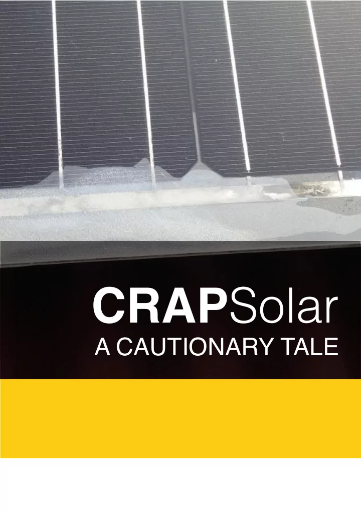crap solar