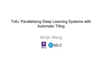 Minjie Wang  Deep Learning  Deep Learning trend in the past 10 years  Caffe  State-of-art DL