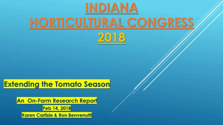 horticultural congress