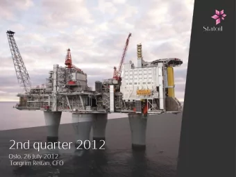 Executing the strategy  Strong financial results  Production growth as expected