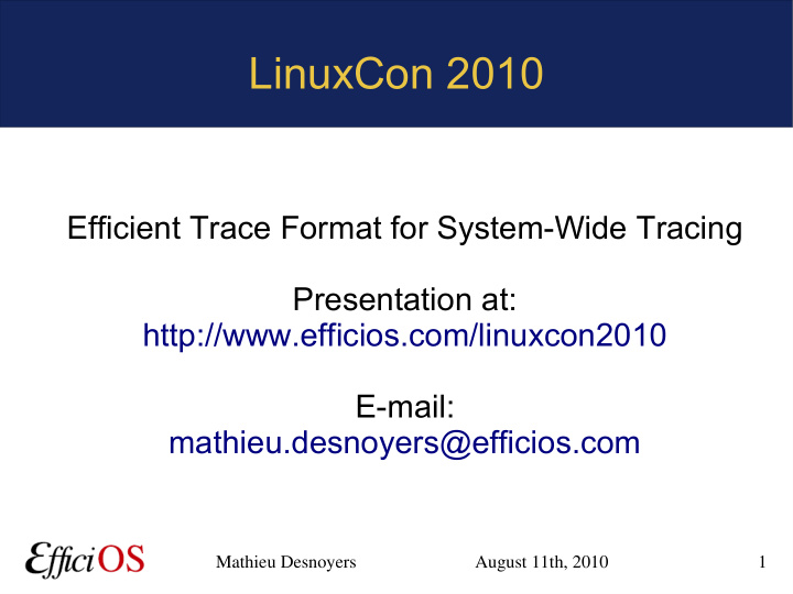 linuxcon 2010