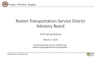 reston transportation service district advisory board
