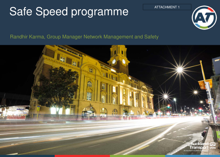 safe speed programme