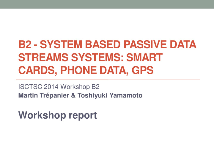 b2 system based passive data streams systems smart cards