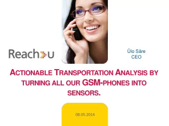 TURNING ALL OUR GSM- PHONES INTO SENSORS .  08.05.2014 Mozart learned to code at the age of four,