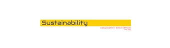 Sustainability  Sustainability  Alyssa Dolher + Elenor Methven  ARC 503  Sustainability  For the