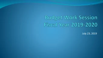July 23, 2019  Utility Fund Summary  Audited Utility Fund Ending Balance 09/30/18  $  11,213,213